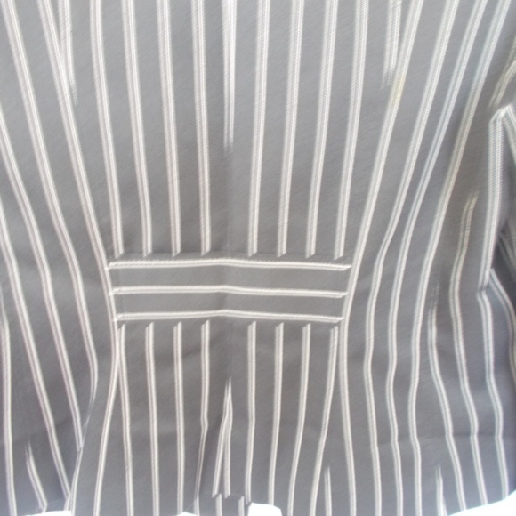 sold ..Cato Black & White Striped Plus Size Blazer - Picture 6 of 8